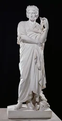 Virgile (70-19 av. J.-C.), 1861 (marbre)